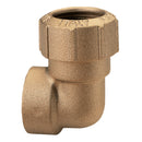 Angled screw-on connector 90° (brass) 32 mm OD / G1" IT-1