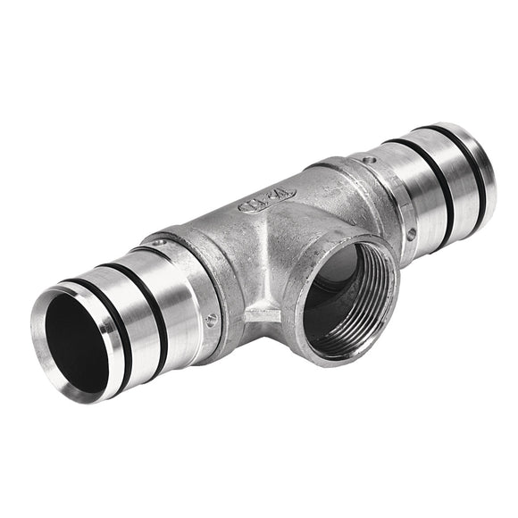 T-connector, open on one side 50 mm / 1 ½" IG