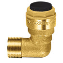 Angled screw-in connector 90° (brass) 18 mm OD / G½" OT-1