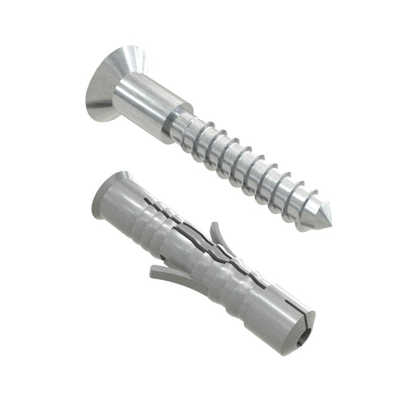 Dowel with screw Ø 6 x 45