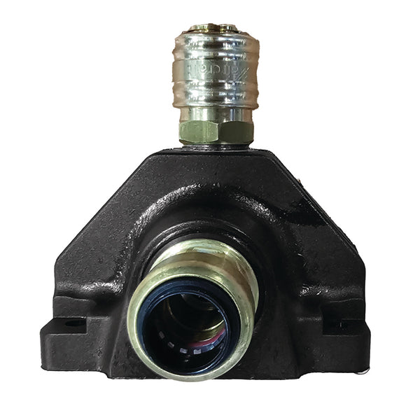 Air intake box with a one-hand clutch 22 mm