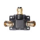 End distribution box with two one-hand couplings 22 mm-1