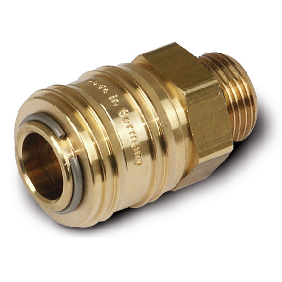 Coupling with external thread 1/4" MALE