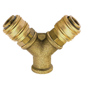 Distributor 2 x 1/2" with coupling