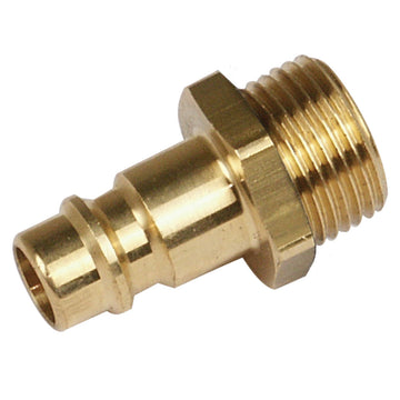 Plug-in nipple with outside thread 3/8" MALE