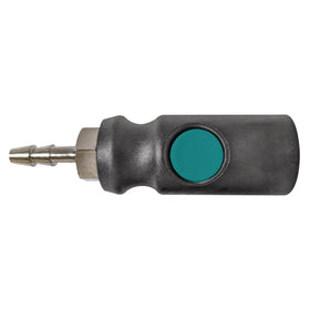 One-hand safety quick coupling 13 mm with hose nozzle - cardboard goods