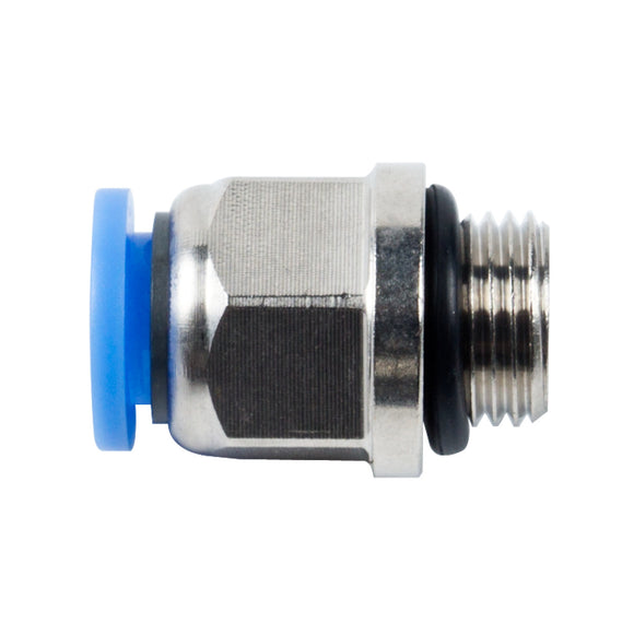 Push-in connector 1/8" AG x 6 mm, straight, 15 bar
