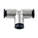 Push-in connector 3 x 8 mm, T-piece, 16 bar-1