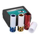 Impact wrench nuts set 1/2" long 3 pcs.-1