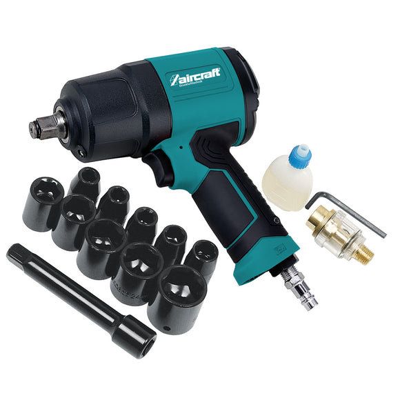 Impact wrench set ½"