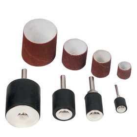 Sanding rolls and sleeves set