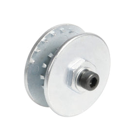 Special carrier wheel for coarse cleaning discs single