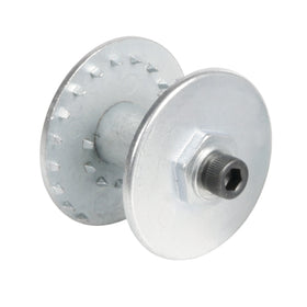 Special carrier wheel for coarse cleaning discs double