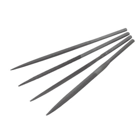 Set of files FS5, 4mm shaft, 4 parts