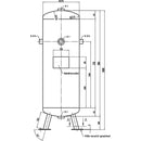 Compressed air tank DB VZ 50/11 V-2