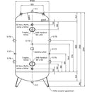 Compressed air tank DB VZ 3000/11 V-2