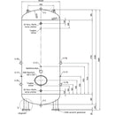 Compressed air tank DB VZ 5000/11 V-2