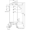 Compressed air tank DB VZ 90/16 V-2