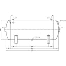 Compressed air tank DB VZ 90/16 H-2