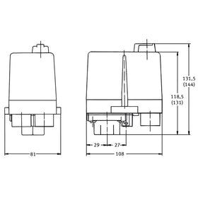 Pressure switch CONDOR MDR 3 / 10-16 A / 11 bar - 0