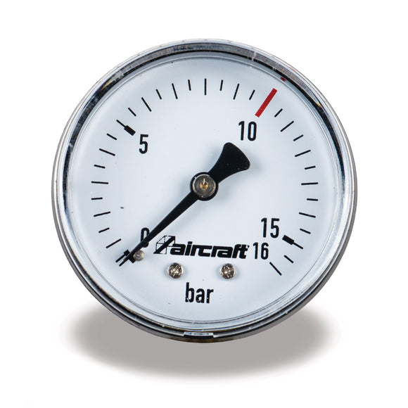 Pressure gauge Ø40 mm, G1/8" rear, 10 bar