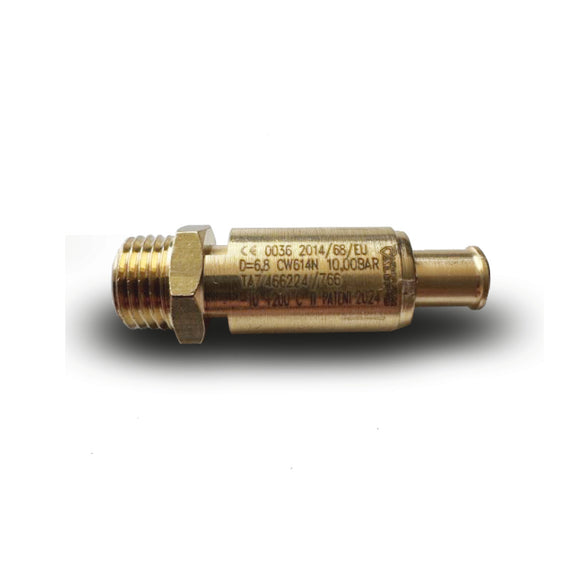 Safety valve 10 bar G3/8" AG, 3050 Nl/min