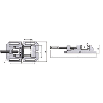 Machine vice BSI 140 - 0