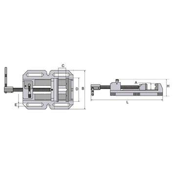 Machine vice BSI-Q140 - 0