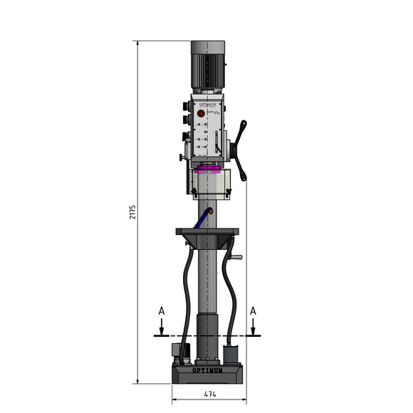 Gear drilling machine OPTIdrill DH 35G