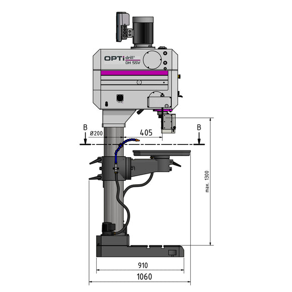 Gear drilling machine OPTIdrill DH 55G