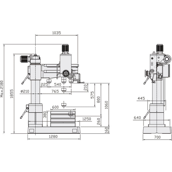 Radial drill OPTIdrill RD 4