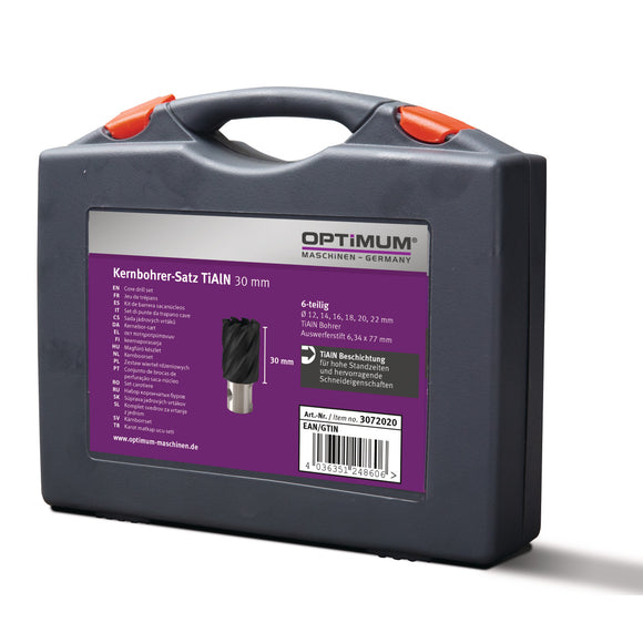 Core drill set TiAlN 30