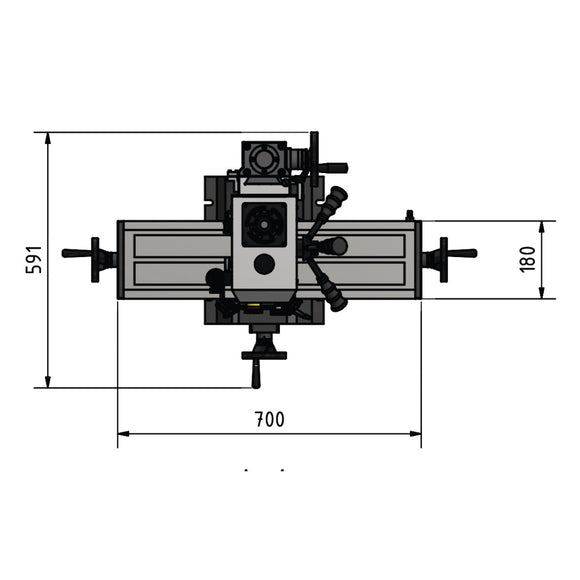 Drilling-milling machine OPTImill MH 2DV