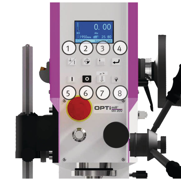 Drilling-milling machine OPTImill MH 2DV