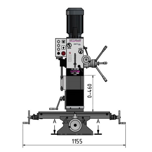 Precision drilling-milling machine OPTImill MB 4D