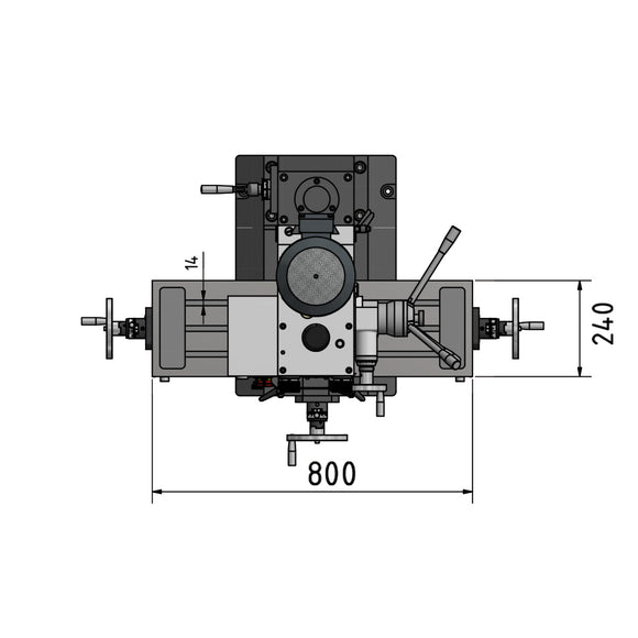 Precision drilling-milling machine OPTImill MB 4
