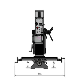 Optimum OPTImill MB 4SV drilling-milling machine with servo drive - 0