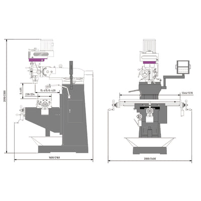 Optimum OPTImill MF 4-B drilling-milling machine - 0