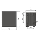 Substructure MSM 2 700 x 550 x 750 mm-2