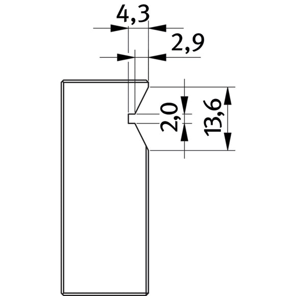 Prism jaw for FMSN 150