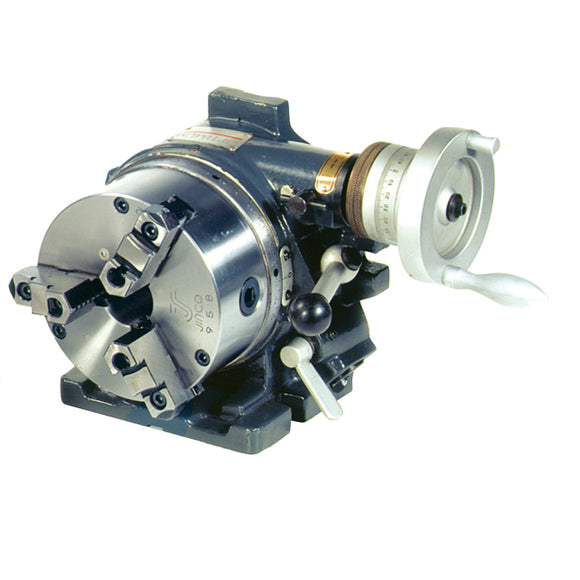 Horizontal-vertical rotary indexing table with 3-jaw chuck RTU 165