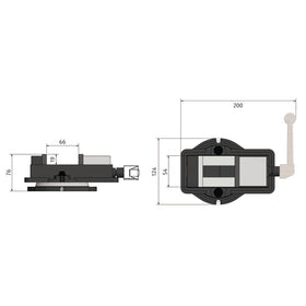 Milling machine vise VMQ 50 - 0