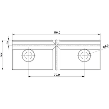 Prism jaw for HMS 100 - 0