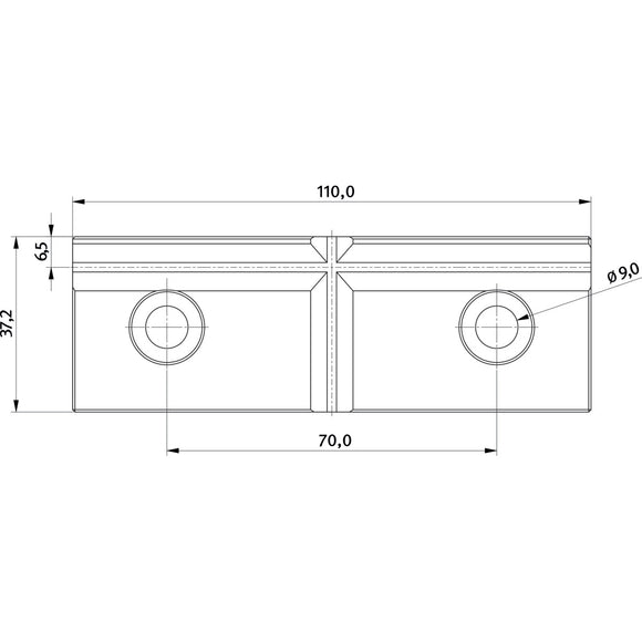 Prism jaw for HMS 100