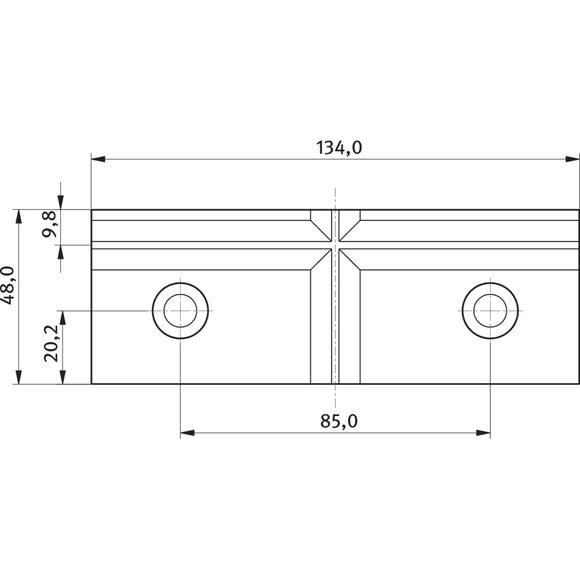 Prism jaw for HMS 125