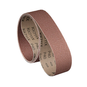 Abrasive belts with cloth backing non-ferrous metals, stainless steel, mild steel 1180 x 75 mm P80