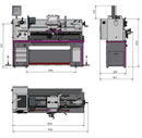 Optimum OPTIturn TH 4010D centre lathe with DPA 31 Plus-2