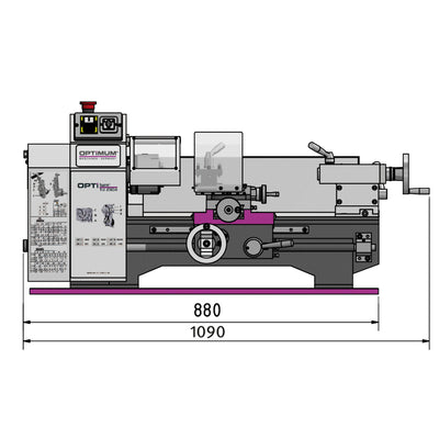 OPTIturn TU 2304V Lathe - 0