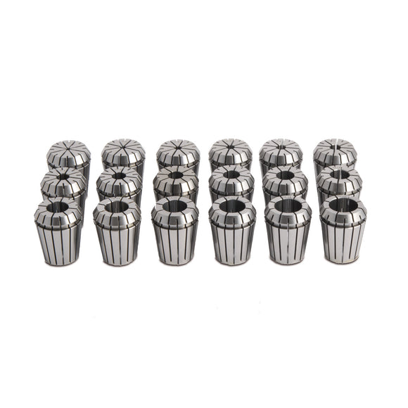 Collet set ER 25, Ø 1 - 16 mm
