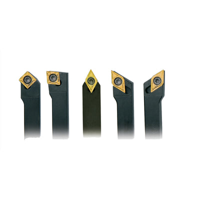 Turning tool set HM 12 mm, 5-part "Made in Germany"